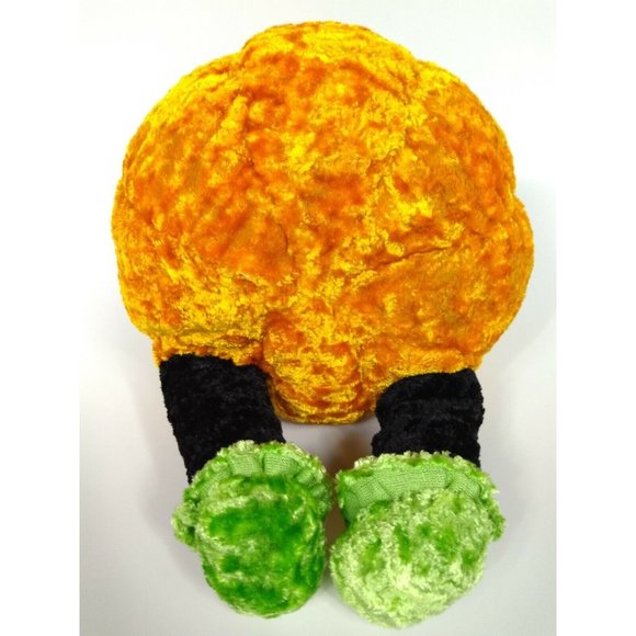 Halloween Plush Black Cat Jack-o-Lantern & Witch Brew Hat Stuffed Animal Toy 14" - Picture 10 of 11
